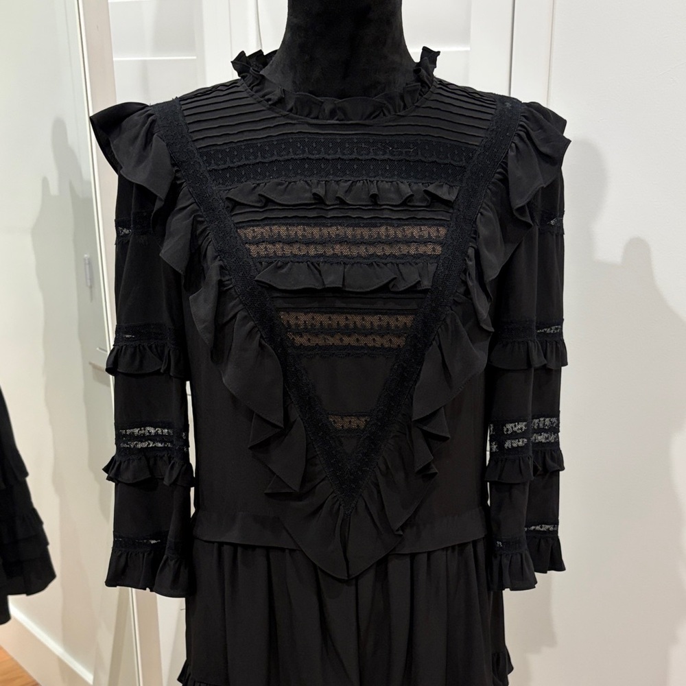 LBD!! Rebecca Taylor Ruffled Dress
